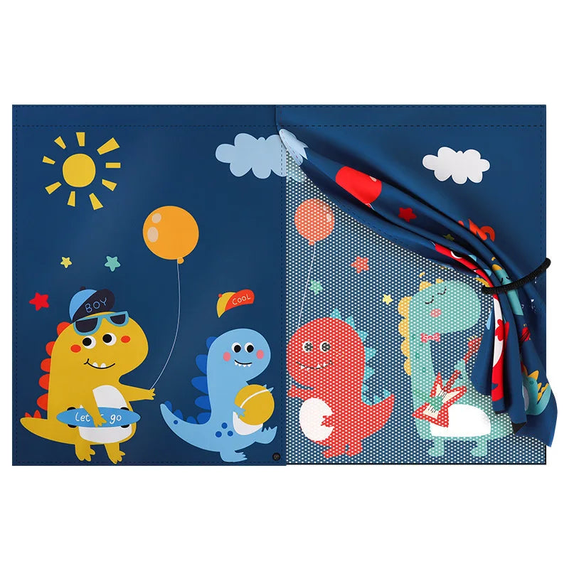Universal Baby Safety Seat Sunshade Cover Cartoon Magnetic Curtain Car Window Sunshade UV Protection for Kid Newborn Accessories