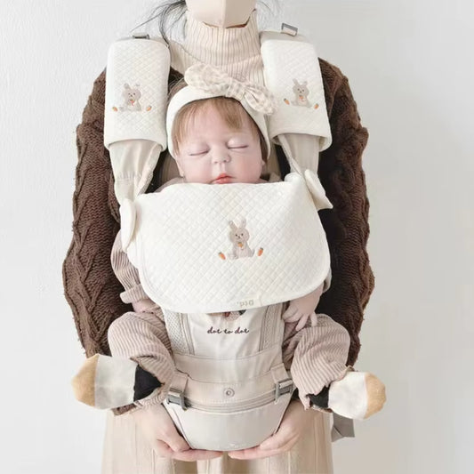 Cotton Baby Bibs Saliva Towel Chest Bite Towel Burp Cloths Babies Accessories Baby Carrier Shoulder Strap Saliva Towel