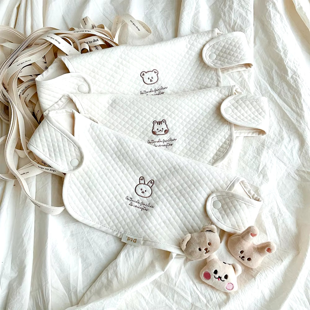 Cotton Baby Bibs Saliva Towel Chest Bite Towel Burp Cloths Babies Accessories Baby Carrier Shoulder Strap Saliva Towel